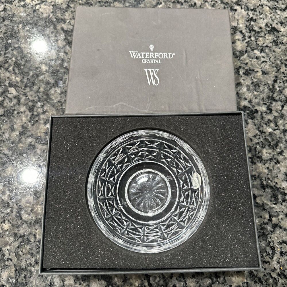 WATERFORD CRYSTAL SOCIETY WS DELANEY 5" CRYSTAL BOWL - NIB